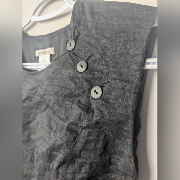 SARAH PACINI Vintage Formal Black Dress Size 0 Y2K 2000 Style Made Un Italy - Picture 4 of 10